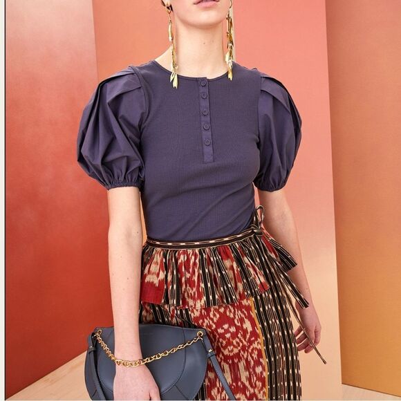 Ulla Johnson Kara Top in Periscope M - Picture 10 of 10